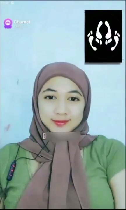 desah4n hijab ungu pinter nemenin